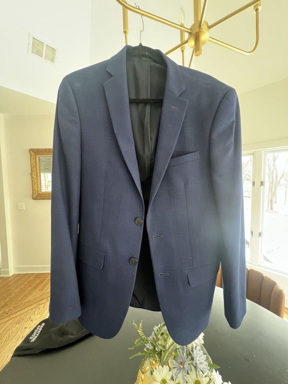 Van Heusen Flex Slim Fit Bazer / Sport Coat Blue 38R